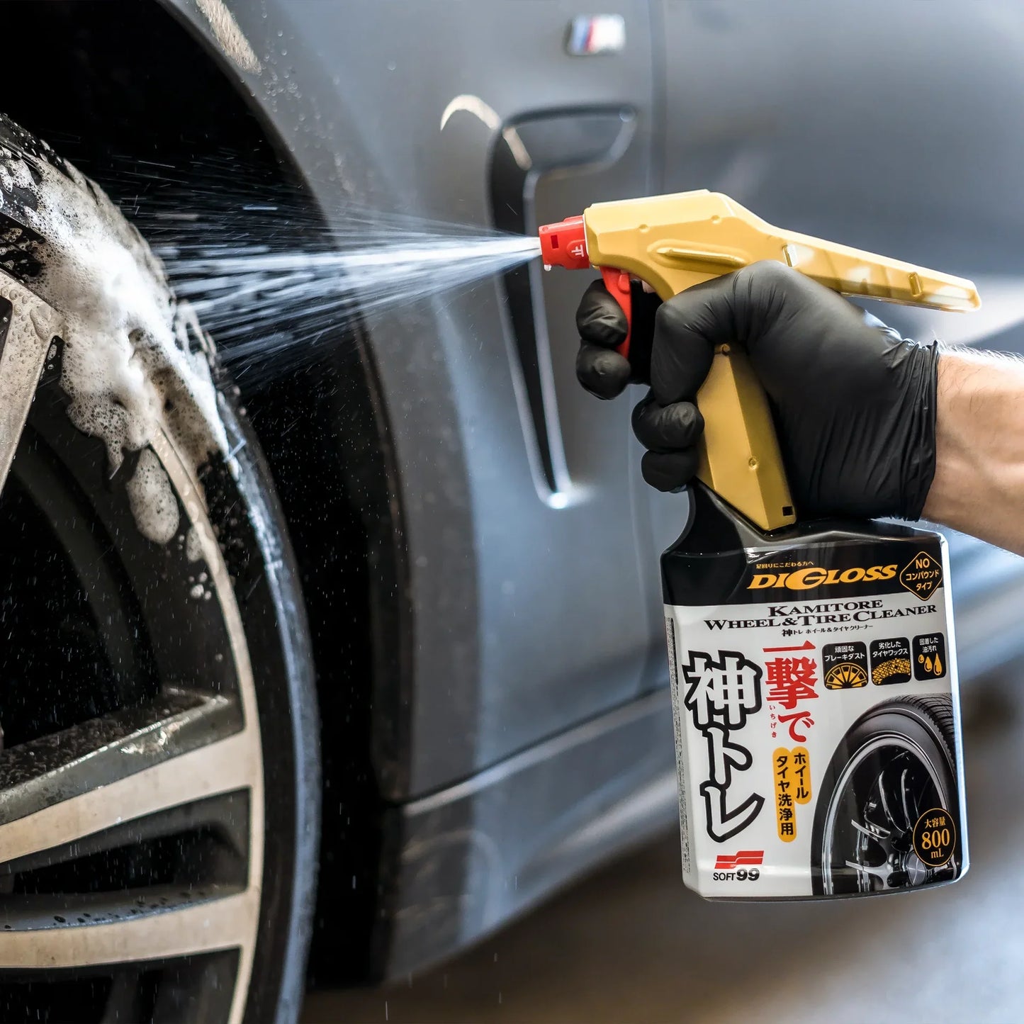 Soft99: Digloss Kamitore | Pulitore cerchi e gomme | 800ml