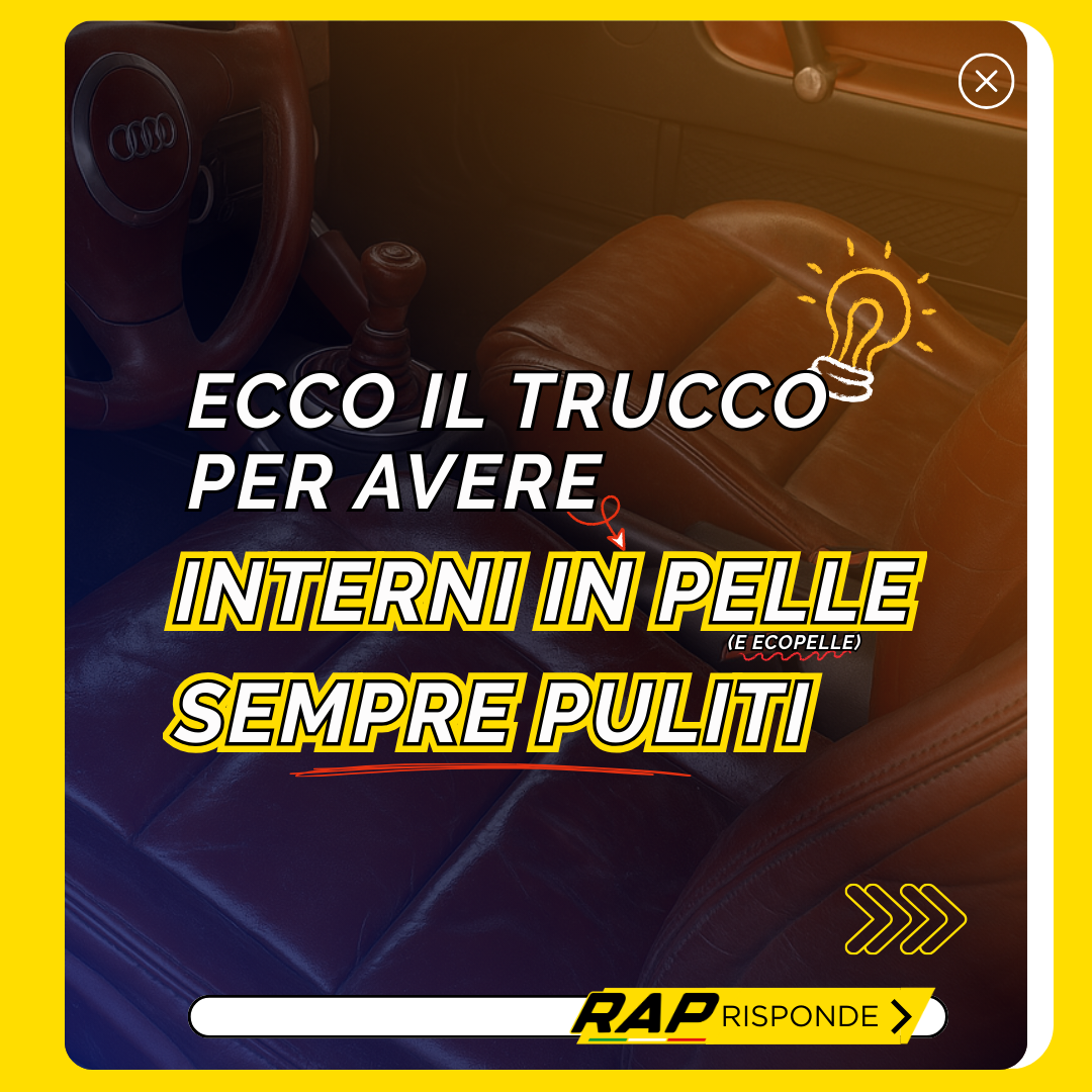 Gli interni in pelle della tua auto sono davvero puliti?