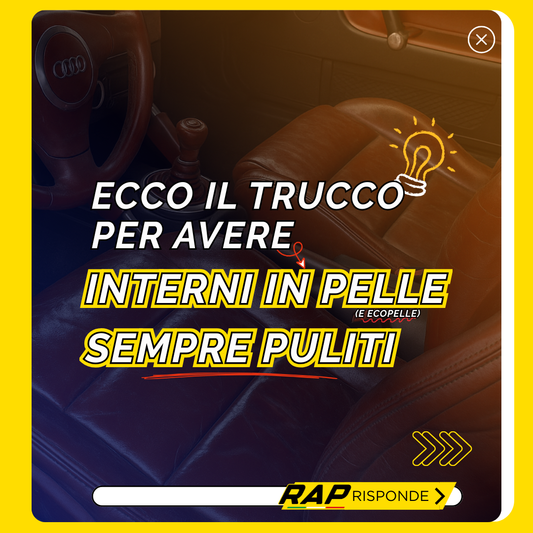 Gli interni in pelle della tua auto sono davvero puliti?