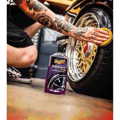 Kit Nero Gomme - Meguiar's Endurance Tyre gel + Pennello applicatore