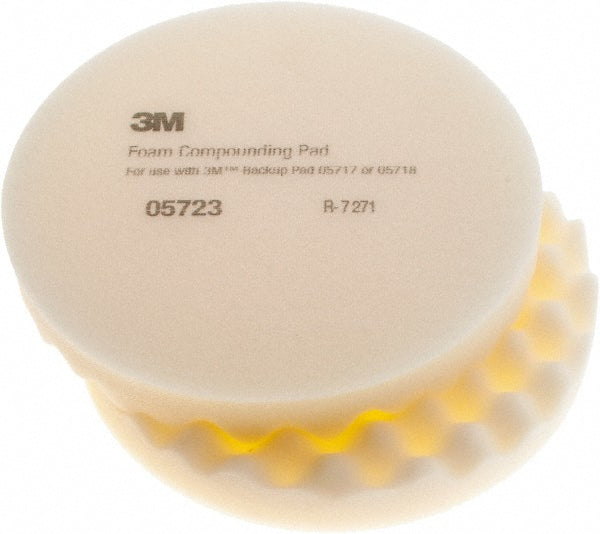 3M: Foam Compounding Pad, 05723, Single Sided, Flat Back, 8"