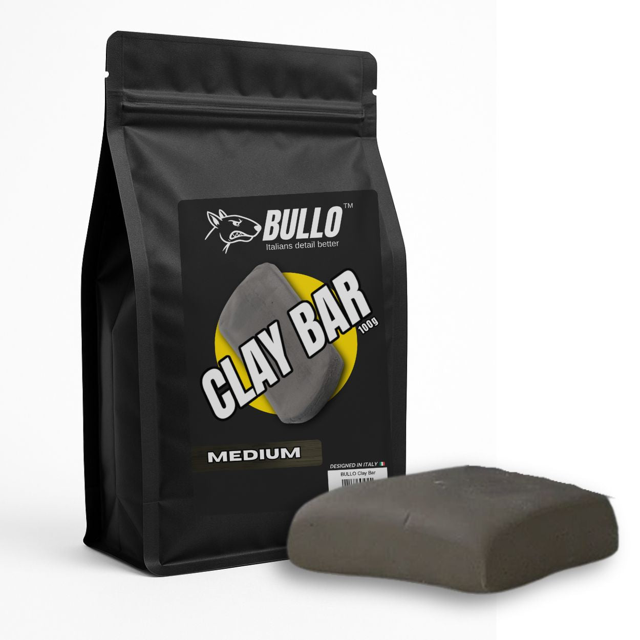 Kit decontaminazione BULLO Clay Bar | Clay Lube + Clay bar Medium