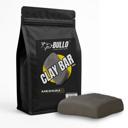 Kit decontaminazione BULLO Clay Bar | Clay Lube + Clay bar Medium